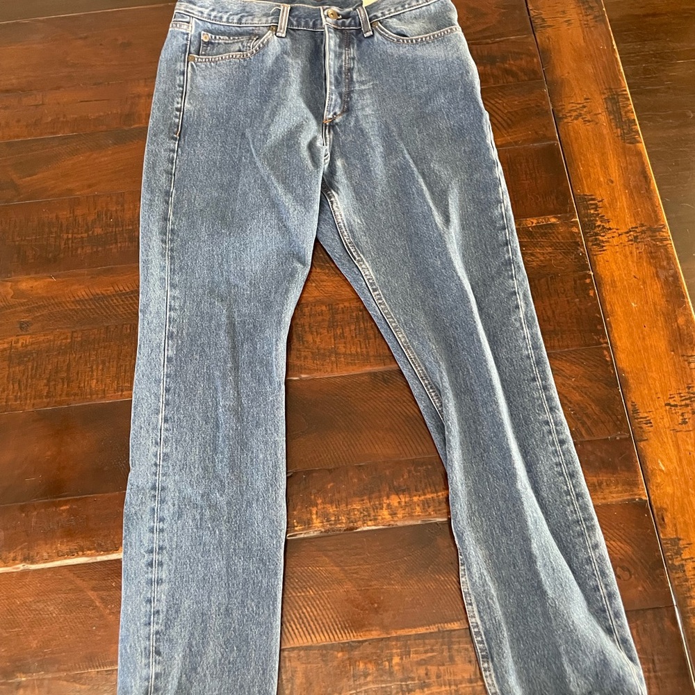 rag & bone Men's Straight Blue Jeans